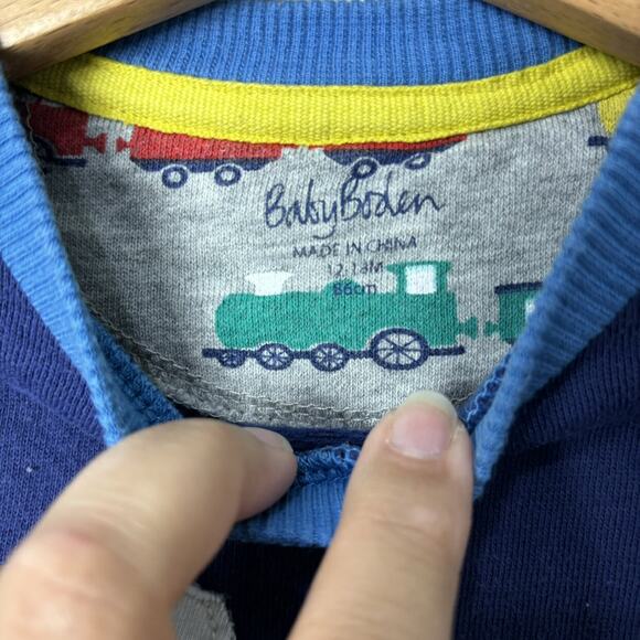 Baby Boden Train Engine Pullover - Picture 4 of 5